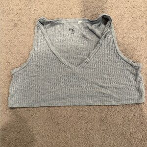Gray Women's Crop Top